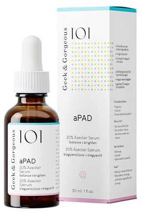 Geek & Gorgeous APAD 30 ml lugnande azelainsyra ansiktsserum med hög kaliumkoncentration mot rodnad för alla hudtyper och även känslig hud