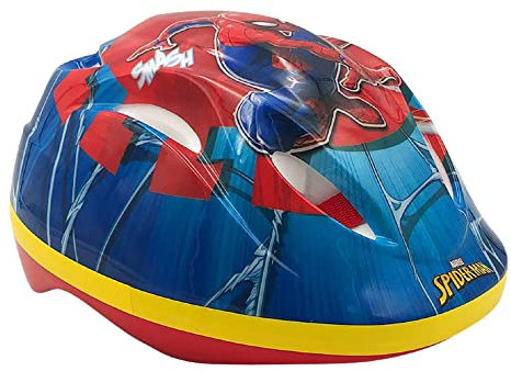 Marvel Spiderman Fahrradhelm Kinder | Spider-Man | Fahrrad Zubehör | Outdoor Spielzeug | Helm | für Jungen | Kinderhelm | Gr. 52-56 cm | ab 3 Jahre