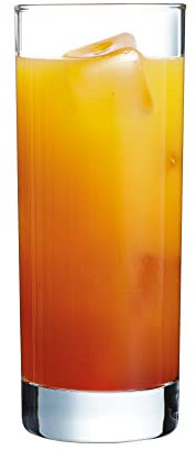 Arcoroc - Collection Islande - 6 verres haut 33 cl en verre trempé - Design moderne, idéal pour cocktail - Fabriqués en France - Emballage renforcé, adapté à la vente en ligne