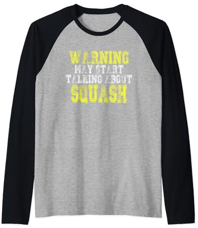 Squash Trainer Lustiger Squash Spruch Squash Spieler Raglan