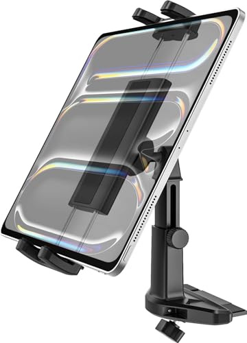 Dosvsi Tablet-Halterung für CD-Player, Auto, verstellbarer Arm – Halterung für Tablet, Auto, CD-Schlitz für Galaxy Tab A8 A7 Z Fold, iPad 9 10 EME Generation, iPad Pro Air Mini, iPhone, 4 ~ 12,9 Zoll