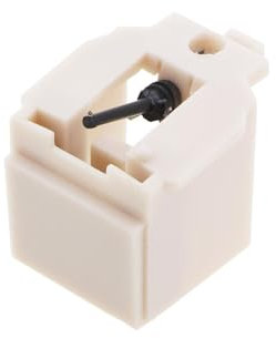 The Lord of the Tools Aiguilles pour Lecteur de Gramophone Petites Aiguilles de Remplacement pour Tourne-Disque en Diamant Compatible avec Audio-Technica Lecteur de Disque at 3600l Blanc
