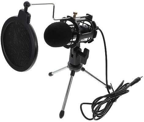 PHENOFICE Kondensatormikrofon Für Pc Gaming Podcast Mit Rauschunterdrückungstechnologie -mic Für Live-aufnahmen Und Video-Chat