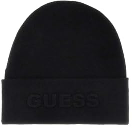 guess Mütze mit Logo AW5179POL01 Black M, Schwarz , M
