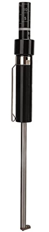 Brake Pad Thickness Gauge, Car Brake Pad Detection Pen Scale Tire Tread Depth Measuring Tool for Internal and External, with Metal, ABS Material, Universal Application