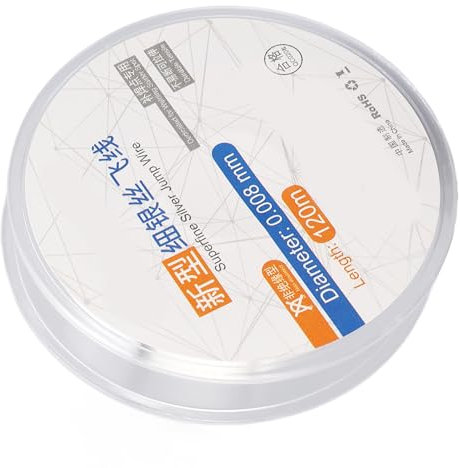 0,008 Mm Superfeiner Silber-Überbrückungsdraht, 0,008 Mm 120 M Telefon-Superfeiner Silber-Überbrückungsdraht, Nicht Isolierter Motherboard-Fingerabdruck-PCB-BGA, Schweißdraht