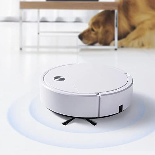 getuse Smart Robot Aspirapolvere Spazzatrice Automatica con Design Sottile Scatola di Polvere Rimovibile Batteria 1500mAh Ricarica USB per Pavimento in Legno Piastrelle in M
