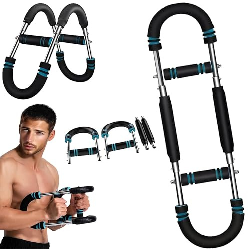 Ejercitador De Brazos En Forma De U, Expansor De Pecho Ajustable, Entrenamiento De Bíceps,Tríceps,Hombros,Espalda,Antebrazos Y Muslos Internos,Entrenamiento De Fuerza Para La Parte Superior Del Cuerpo