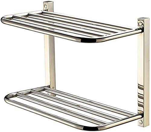ZHANGXABN 聽Scaldasalviette Elettrico, scaldasalviette per Bagno, portasciugamani riscaldato a Parete, mensola portaoggetti in Acciaio Inox 304 Cromato (Colore: Cablaggio Rigido) (PLU