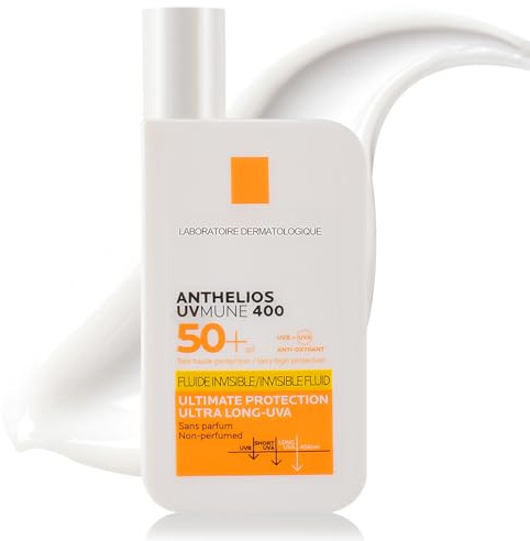 Fluide Anti-Tache SPF50+, Très Haute Protection UVA et UVB, Prévient et Réduit les Taches Pigmentaires, Actifs Brevetés, 50ml