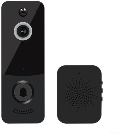 Timbre de video remoto WiFi inteligente, impermeable, con intercomunicador de video HD, recargable inalámbrico