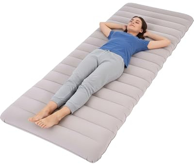 AVENLI Luftmatratze Luftbett Camping für 1 Person 183x71x12cm aufblasbare Matratze Gästebett weiche Liegefläche mit beflockter Oberfläche Reise-Bett für Camping & Zuhause