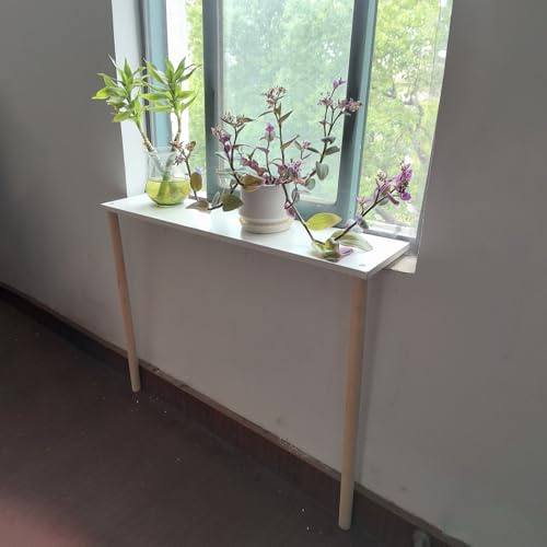 Fensterbank Verbreiterung Innen Anpassbare Fensterbankverlängerung mit Pflanzenregal, Pflanzenpräsentation & Zusätzlicher Stauraum, Erweiterbares Fensterbrettregal(79x25x80cm (31 1/8x9 7/8x31 1/2))
