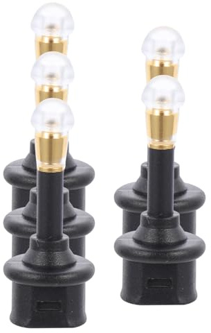 CLISPEED Adattatore Audio Ottico Femmina a Jack 3,5 Mm Maschio 5 Pezzi, Conversione Digitale-analogica, Riconoscimento Automatico Formato, Materiale Pvc e Fibra Ottica, Leggero e Portatile