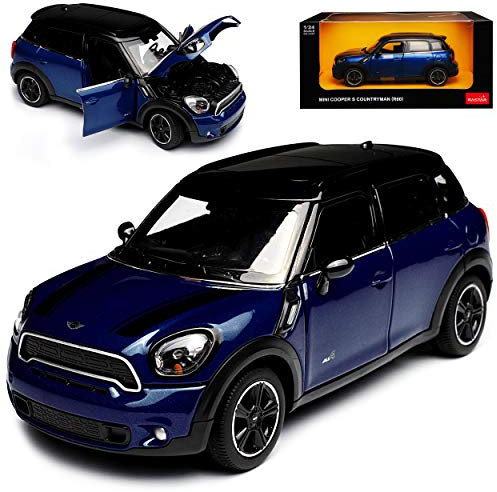 rastar Mini Cooper S Countryman R60 SUV Blau 1. Generation 2010-2017 1/24 Modell Auto