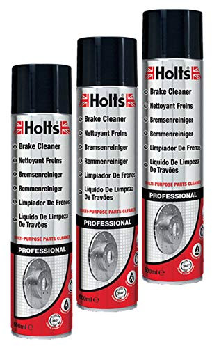 Holts - 3 spray detergente per freni e parti del veicolo, per la pulizia dei componenti, 600 ml, 0131