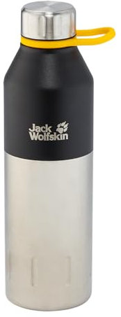 Jack Wolfskin Unisex – Erwachsene Kole Trinkflasche, Black, One Size