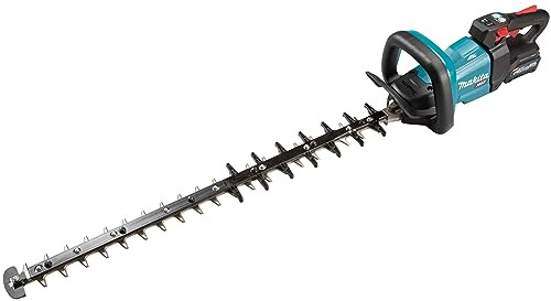 Makita UH007GD201 40V Max Li-ion XGT Brushless 75cm Tagliasiepi completo di 2 batterie da 2,5 Ah e caricatore