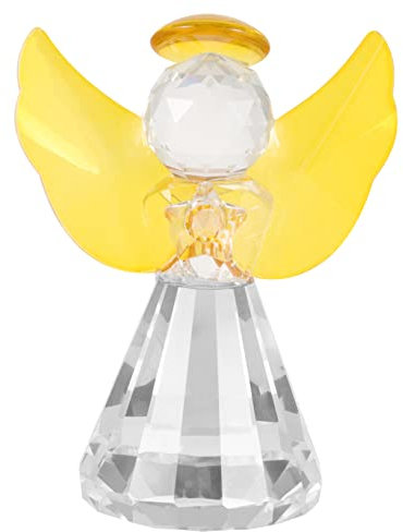YARNOW Kristallengel-Figur Engel-Dekoration Für Tisch Kristall-Handwerk Garten Und Schlafzimmer-engelstatue Kristallklares Design Für Hochzeit Und Büro