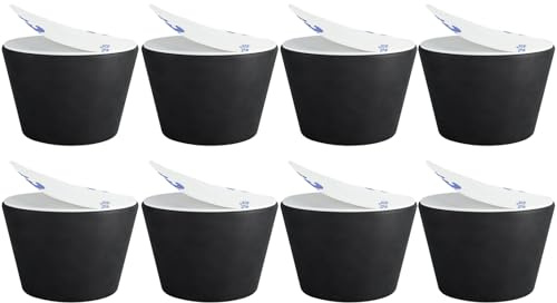 1.2 Silicone Isolation Feet-8Pack,Non-Skid Speaker Pads with Adhesive,for Small Speakers,Turntable Isolation,Subwoofer Isolation Feet Reduced Resonance & Vibration