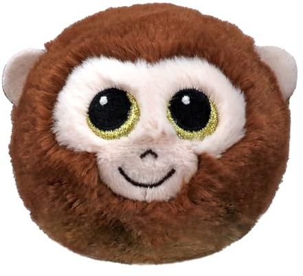 TY - Beanie Bouncers – Banana der AFFE – federndes Plüschtier zum Sammeln