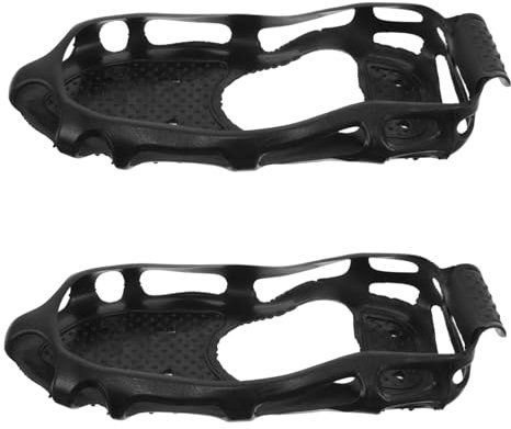 Abaodam Eisstollen Für Schuhe rutschfeste Spikes Sicherer Schutz EIS Und Schnee Tep-Material Leicht Und Tragbar Für Angeln Wandern Und Schneelaufen