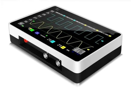 MELEDFCFK Digital Tablet Oscilloscope Dual Channel 100M Bandwidth 1GS Sampling Rate 7 Inches Mini Tablet Digital Oscilloscope(1013D with P4100)