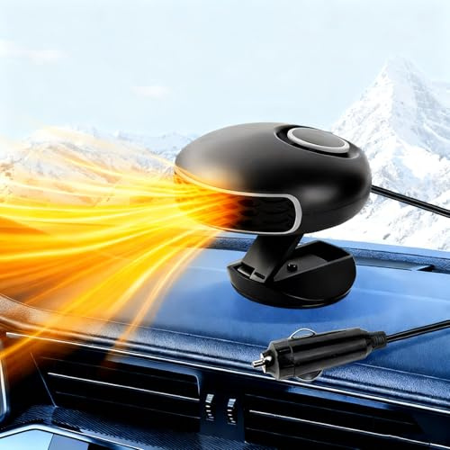 THOMIX Chauffage de Voiture Portable pour Citroen Ami 2020–2025, 12V Chauffage de Rapide pour Voiture, Dégivrage et Dégivrage de Pare-Brise, Accessoire Auto Hiver,24V