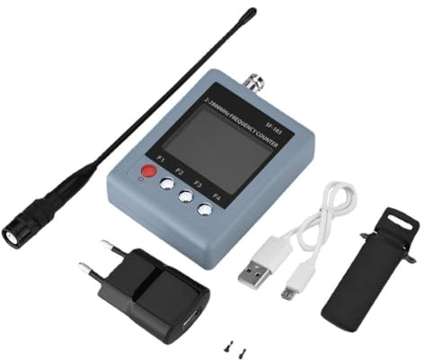 Jnchdghwa -103 DMR Misuratore di Segnale Digitale Testabile SF103 2MHz-2800MHz Contatore di Frequenza Portatile CTCCSS/DCS Spina EU