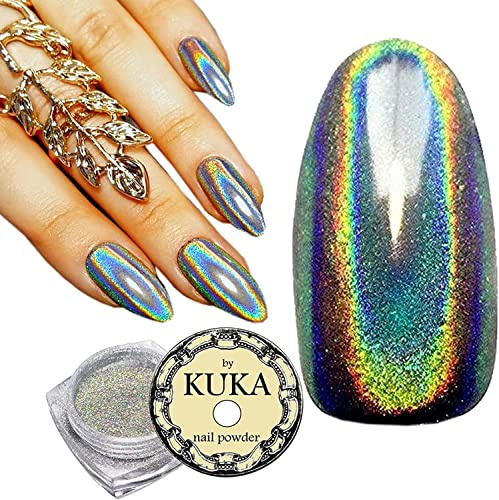 Holografisches Nagelpulver