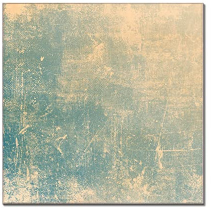 banjado® Glas Magnettafel mit 4 Magneten - Magnetwand 40x40cm mit Motiv Patina Grün - Memoboard/Pinnwand magnetisch, beschreibbar, perfekt für die Küche - Magnetboard auch als Wandbild/Wandtafel