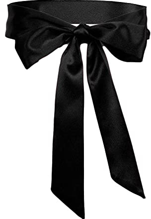 TeeYee Damen Satin Schärpe Taillenband 170cm Lang Mädchen Gürtel Obi Belt