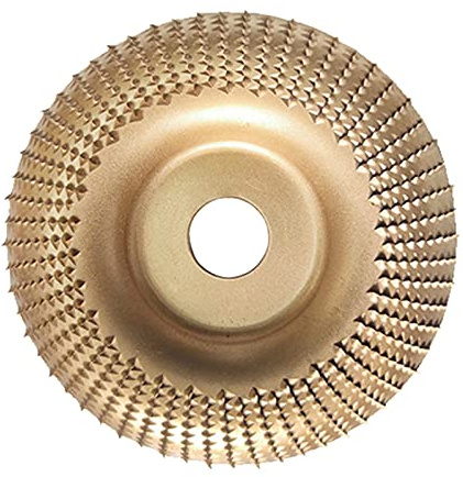 Candeon Disco per smerigliatrice angolare per mola in legno Disco abrasivo per lucidatura abrasivo per levigatura del legno con foro da 22 mm per smerigliatrice angolare(100mm Arco)