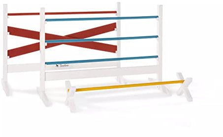PINOLINO 381494 Hindernishürden, 2 Steilsprünge, 1 Cavaletti, bunt