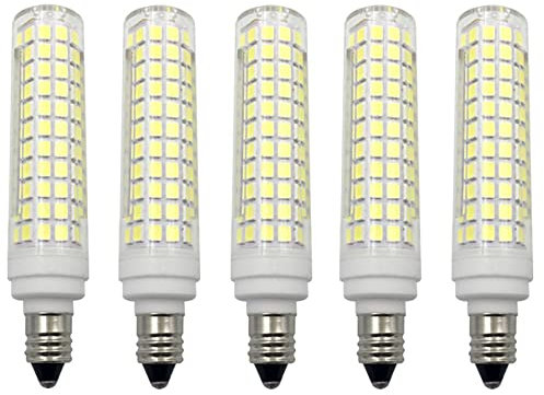 TPMAFF Lampadine LED, Base G9/E14/E12/E11/BA15D, Lampadina Mais 12 W (equivalente a 120 W) 800 LM Senza Stroboscopica 110 V/220 V CA, Dimmerabile 3000 K e 6000 K (Confezione da 5)