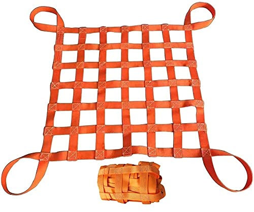GUODDM Sicherheits-Hebenetzgurte, Flaches Polyester-Schlingen Hebenetz, Anhängernetz, Für Industrielle Be Und Entladewerkzeuge, Garten-Kletternetz, Laden Sie 0,3-3,5 Tonnen