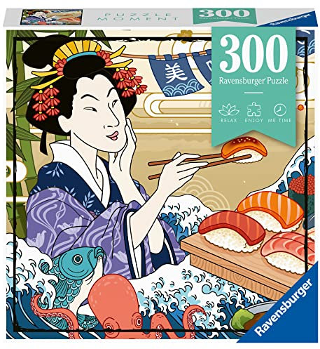 Ravensburger - Puzzle Sushi per Adulti, 300 Pezzi, Collezione Puzzle Moments, Idea Regalo per Lei o Lui, 39x27 cm