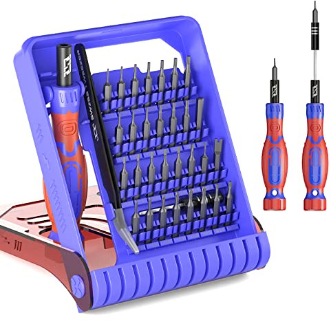 JAKEMY Feinmechaniker Schraubendreher 33 in 1 Mini Schraubenzieher Reparatur Werkzeug Set mit 30 Magnetische Bits Torx Präzisions Schraubendreher für Handy Laptop Uhr Tablet Brille Kamera Elektronik
