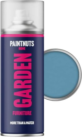 Paintnuts Garden Furniture Paint - RAL-5024 - PASTEL BLUE Satin 400ml Spray Can