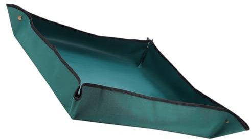 Kisangel Umtopfmatte Aus Robustem PVC-Material Pflanzmatte Für Innenbereich Und Garten rutschfeste Unterseite Leicht Zusammenfaltbar Und Vielseitig Einsetzbar Für Diverse Pflanzenarbeiten