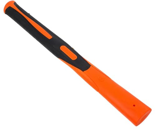 Angoily Rubber Mallet Handle Replacement with Shock-Absorbing Grip 36cm Fiberglass Anti-Slip Hammer Handle for Gardening and Heavy Sledgehammer Tools