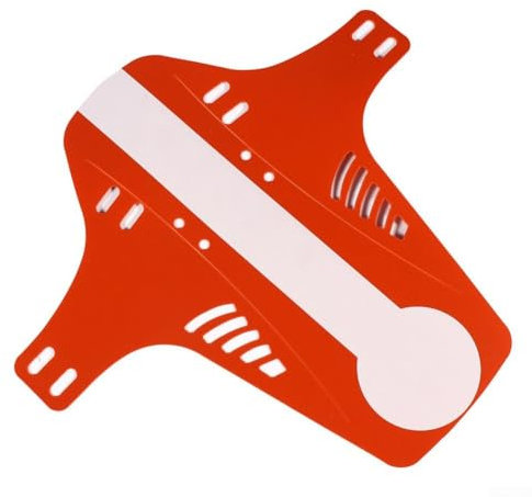 Schützen Sie Ihre Kleidung und Ihr Gesicht mit elegantem Fahrrad-Schutzblech, klassische schwarze Farbe (rot)