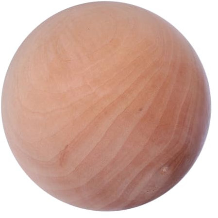 DECORNIJIA Massive Holzkugel Naturholz Handgefertigtes DIY Bastelmaterial für Projekte Dekokugel für Selbstgestaltete Kunstwerke und Persönliche