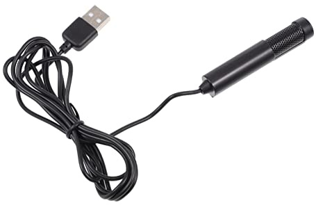 Yardenfun 1pezzi Microfono Portatile Per Computer Microfono Mini Usb Vocale Per Laptop Per Canto Riunioni e Giochi