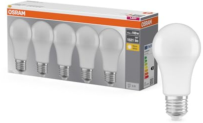 OSRAM Lampada LED Attacco A100 forma lampadina E27 13W 1521lm IP20