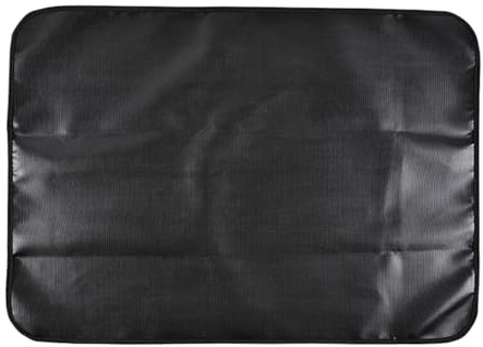 Jukeoiu Esterilla de suelo de barbacoa, ambos lados ignífugos para terraza, impermeable, resistente al calor, protección para terraza, balcón, jardín, camping, picnic al aire libre