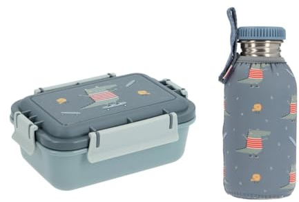 Tutete Set Bento 900 ml et Gourde Acier Isotherme 750 ml Sans BPA | Croc 780ml