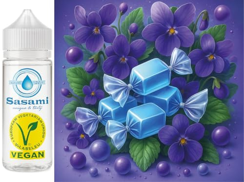 Frozen Violet - violette Bonbon glacé à la menthe arôme concentré - Vegan - Sasami - 100 ml