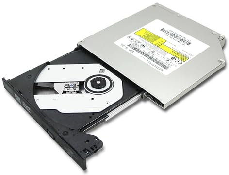 Lightscribe - Grabador de DVD y CD SATA Slim Optical Drive, compatible con HP, Dell, Lenovo, Acer, Asus, Sony, Samsung, MSI
