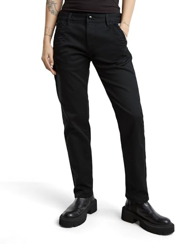 G-Star Damen Kate Boyfriend Hose, Schwarz (dk Black D25257-C105-6484), 28W / 30L